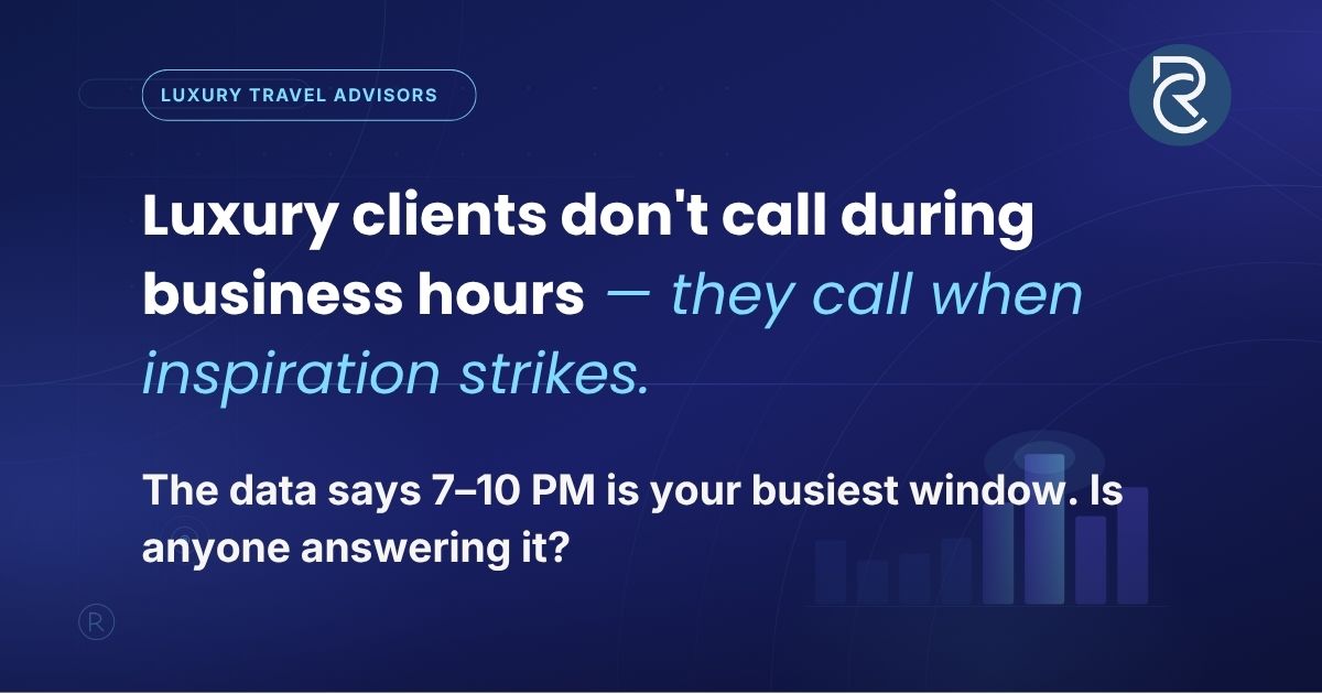Why Luxury Travel Advisors Lose Bookings to Voicemail