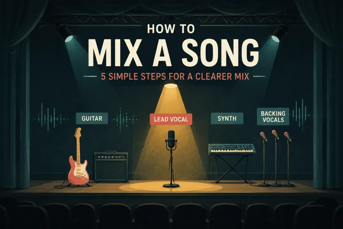 How to Mix a Song: 5 Simple Mixing Steps for Beginners