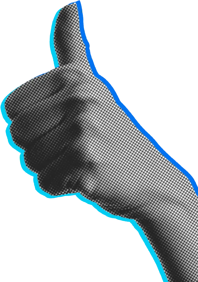 Hand giving a thumbs-up