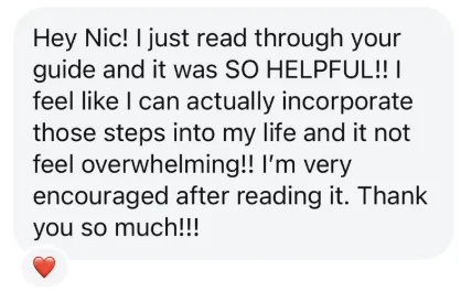 Real reader testimonial