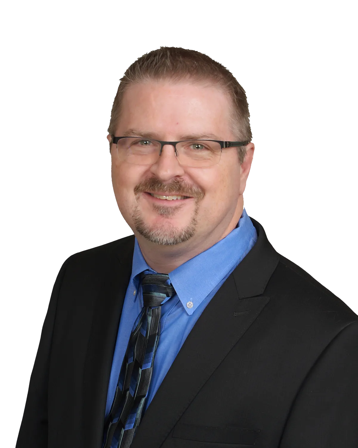 Image of Founder on Logo Background