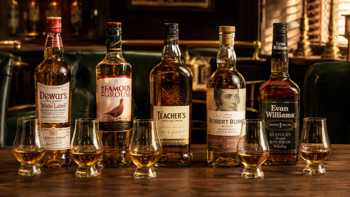 Mejores whiskies baratos para principiantes: 5 botellas honestas