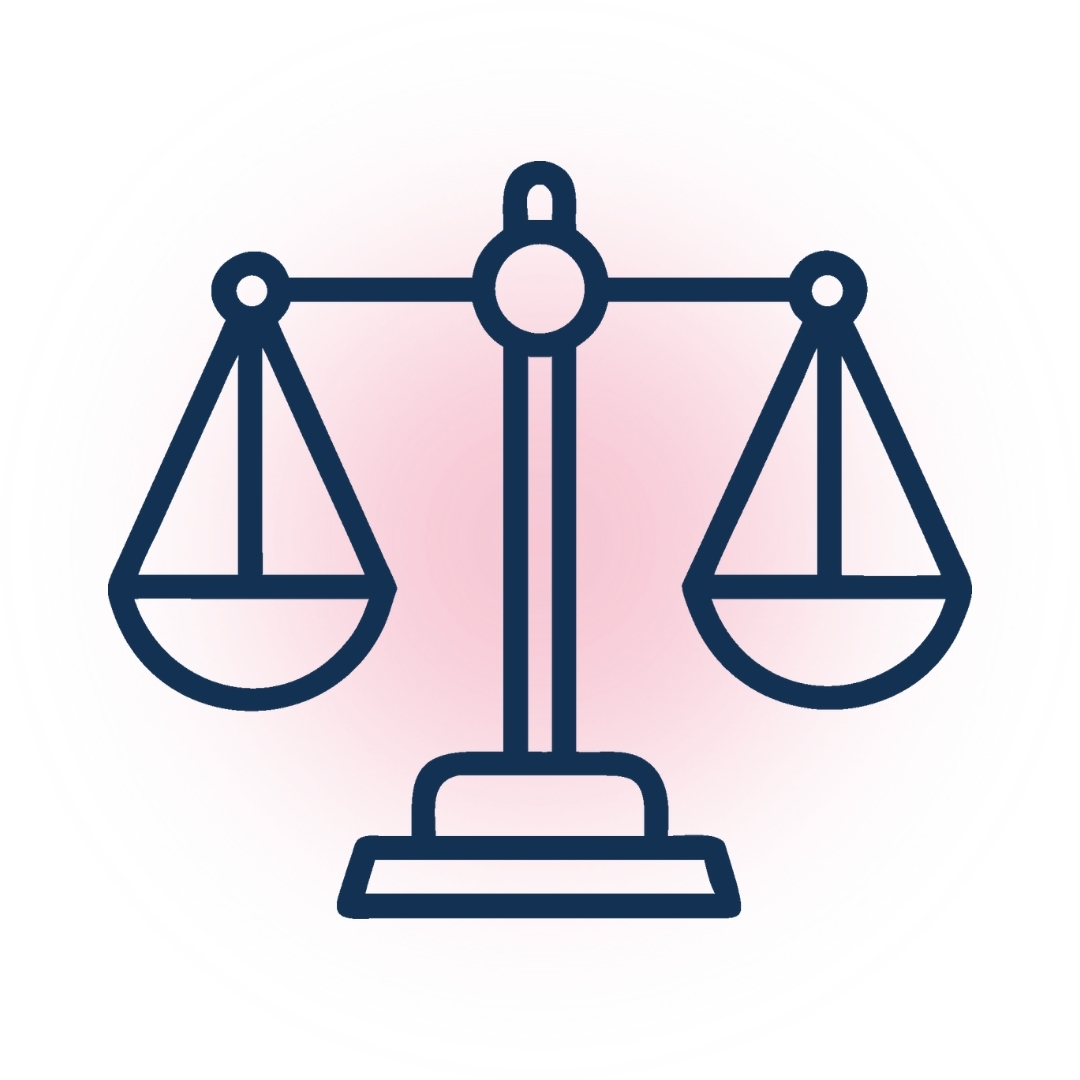Legal scales icon