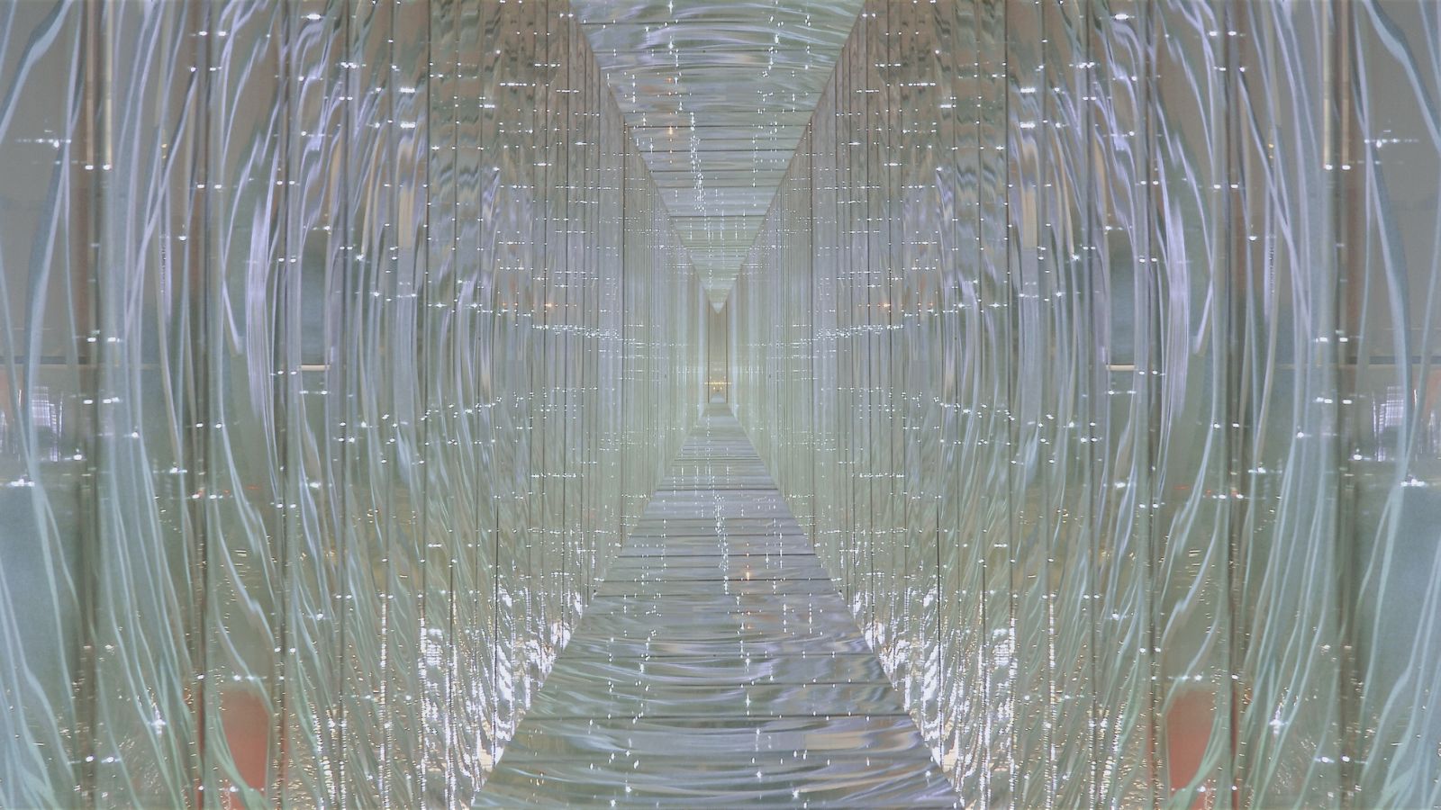 Abstract pathway symbolizing connection, alignment, and entry into the right rooms.