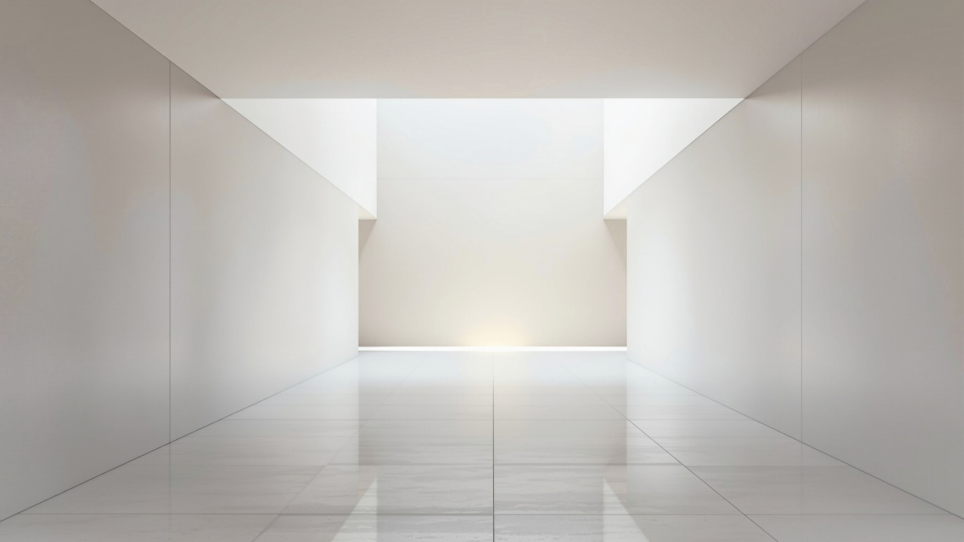 Minimal architectural passage suggesting a clear relationship path before access is activated.