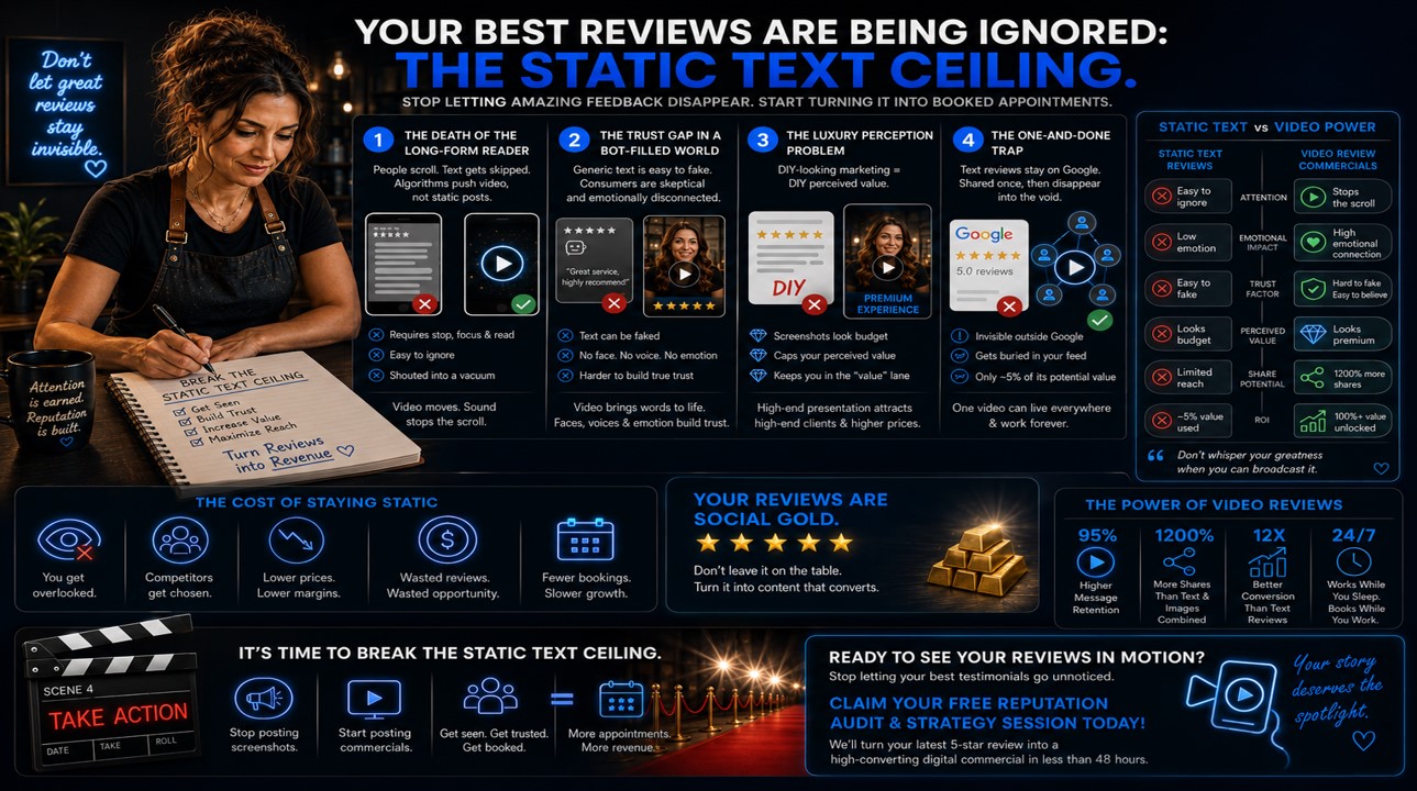 Why Your Best Reviews are Being Ignored: The "Static Text" Ceiling