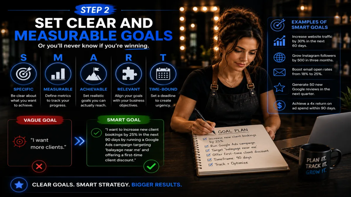 Step 2: Set Clear and Measurable Goals (Or You'll Never Know If You're Winning)