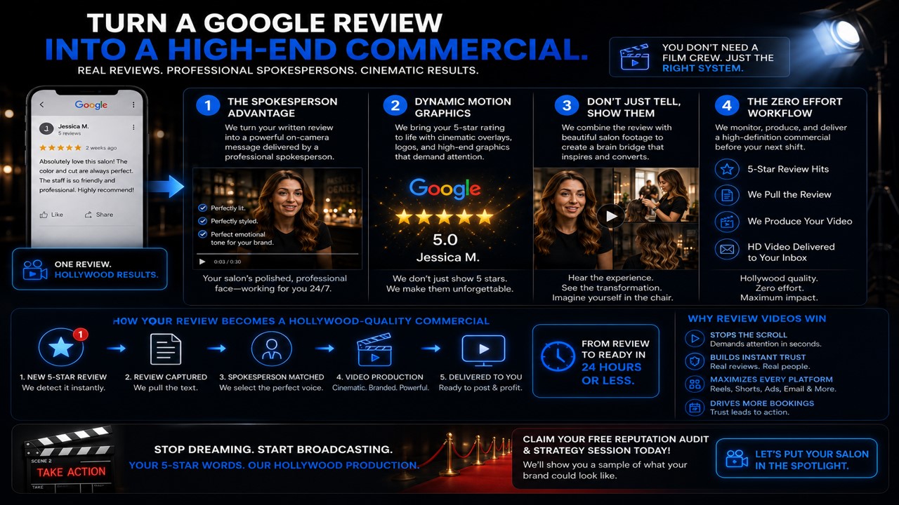 How to Turn a 5-Star Google Review Into a High-End Commercial