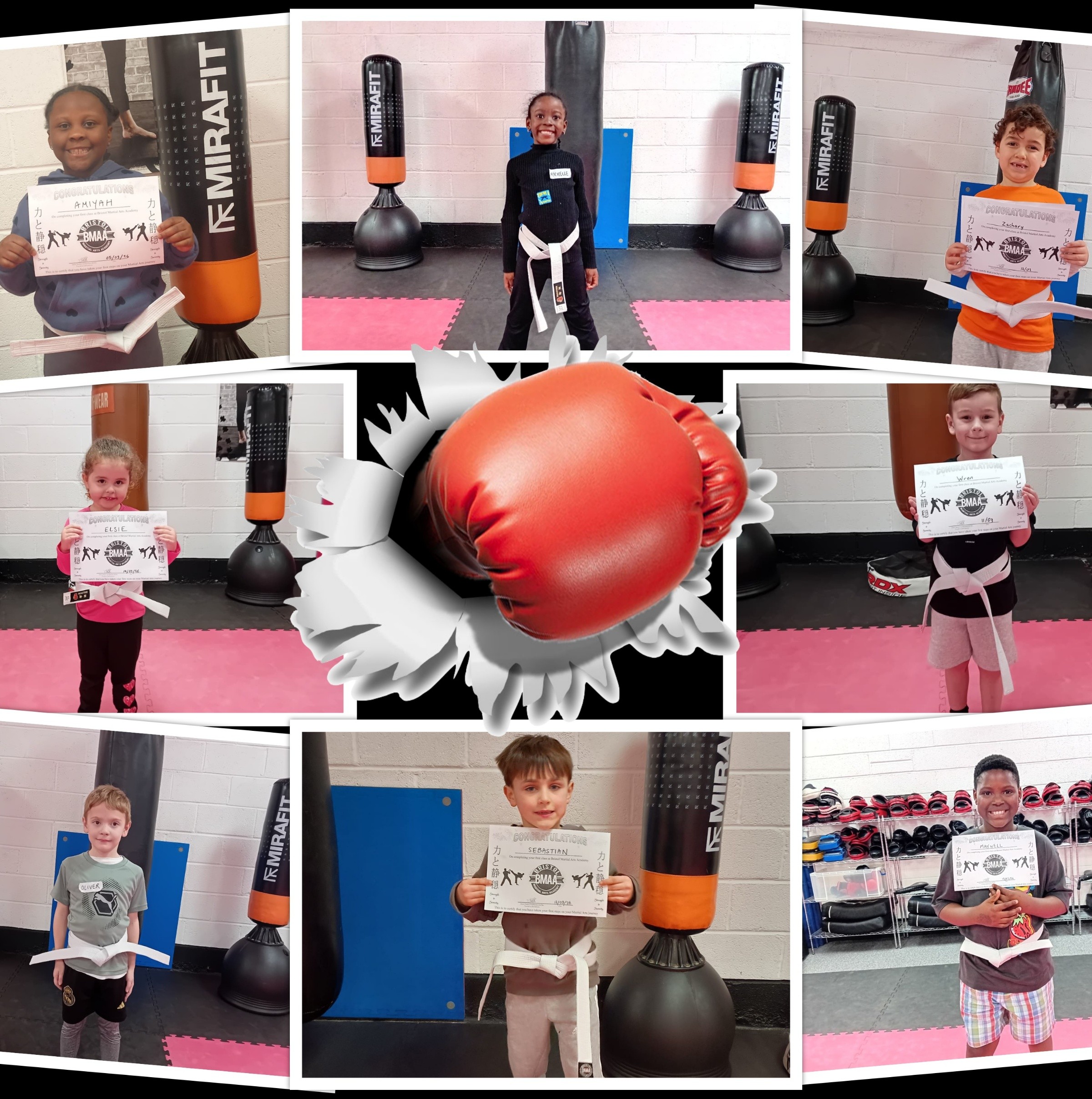 Our newest white belts!