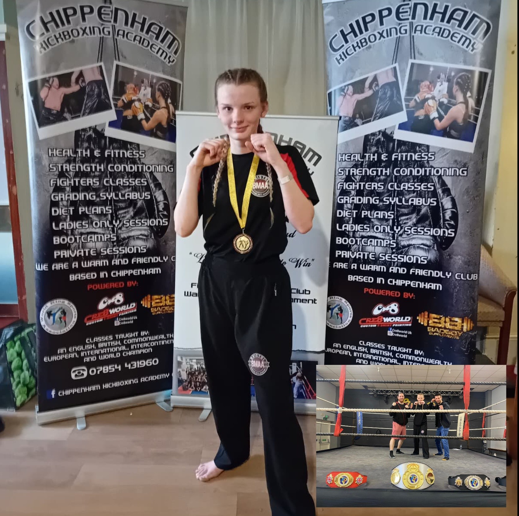 Coach Evie Shines on Fight Night!