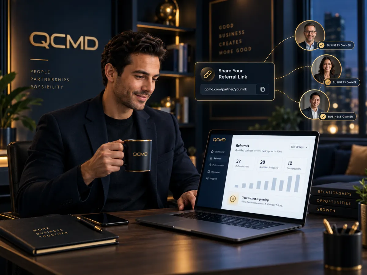 Affiliate partner reviewing verified referral metrics and earnings dashboard