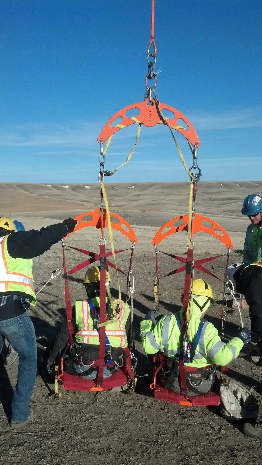 Utility helicopter operations supporting powerline and grid maintenance work
