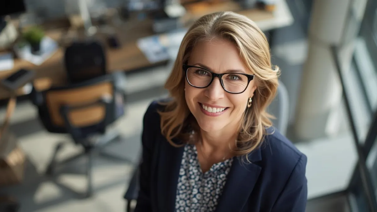 woman in black crew neck t-shirt and pink pants singing