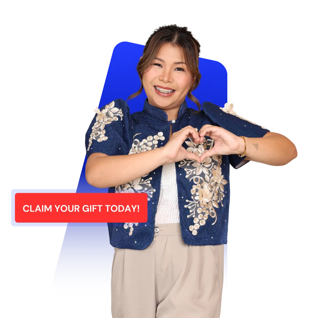 Gold gift box with crown, playful vector illustration