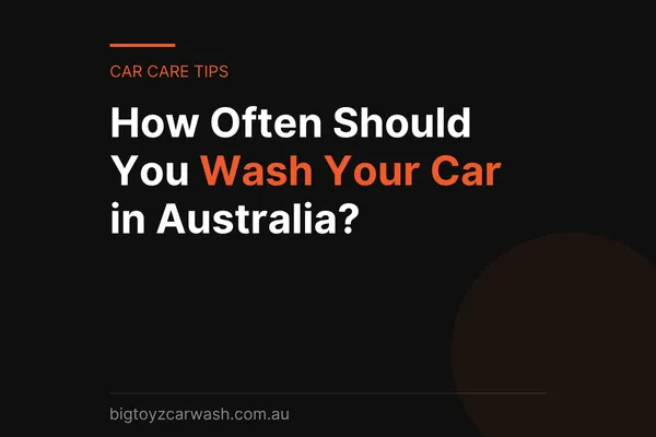 A professional hand wash at Big Toyz Car Wash & Detailing in Ravenhall, removing dirt and road grime to protect a vehicle’s paint and finish.