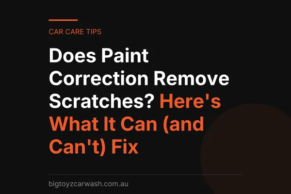Does Paint Correction Remove Scratches? Here's What It Can (and Can't) Fix