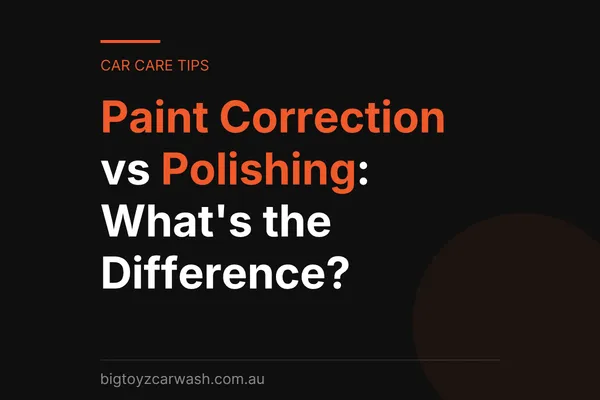 Paint Correction vs Polishing: What's the Difference?