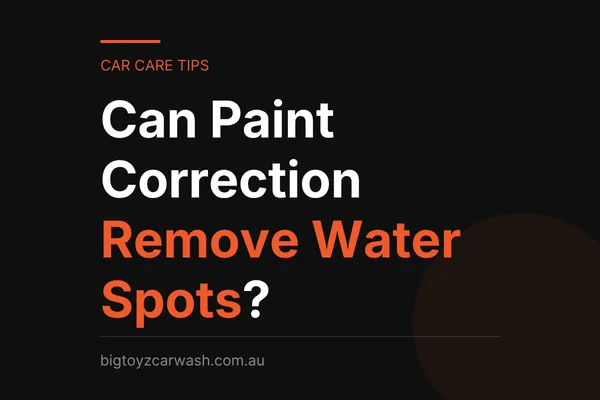 Can Paint Correction Remove Water Spots?