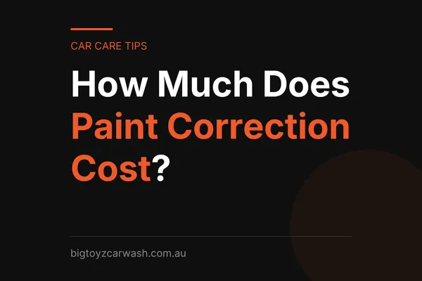 How Much Does Paint Correction Cost?