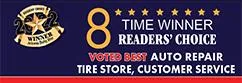 Jack Furrier Tire & Auto Care 8 Time Readers Choice Winner