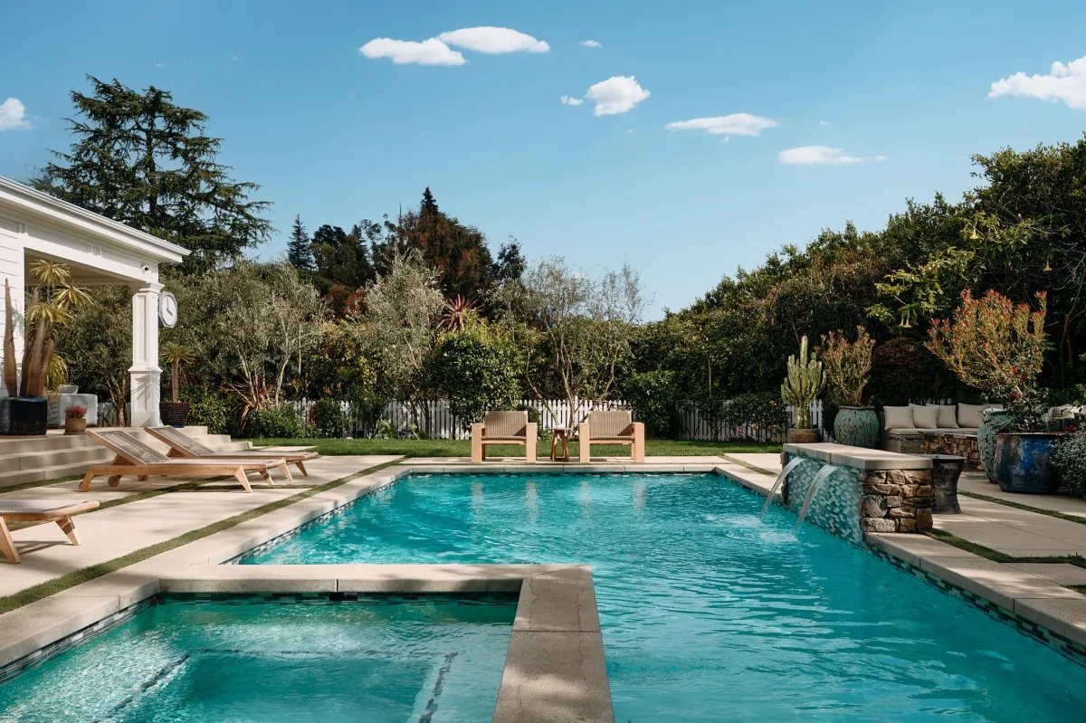 luxury estate with pool in Beverly Hills