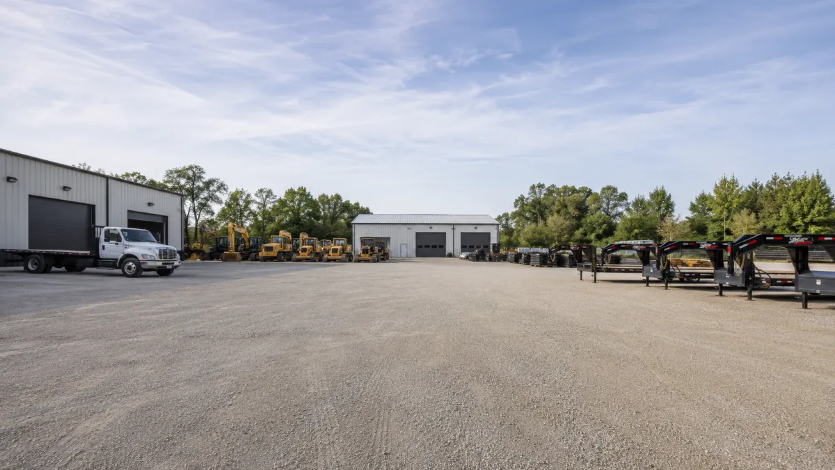 Main Executive construction equipment yard and company headquarters in Appleton, Wisconsin.