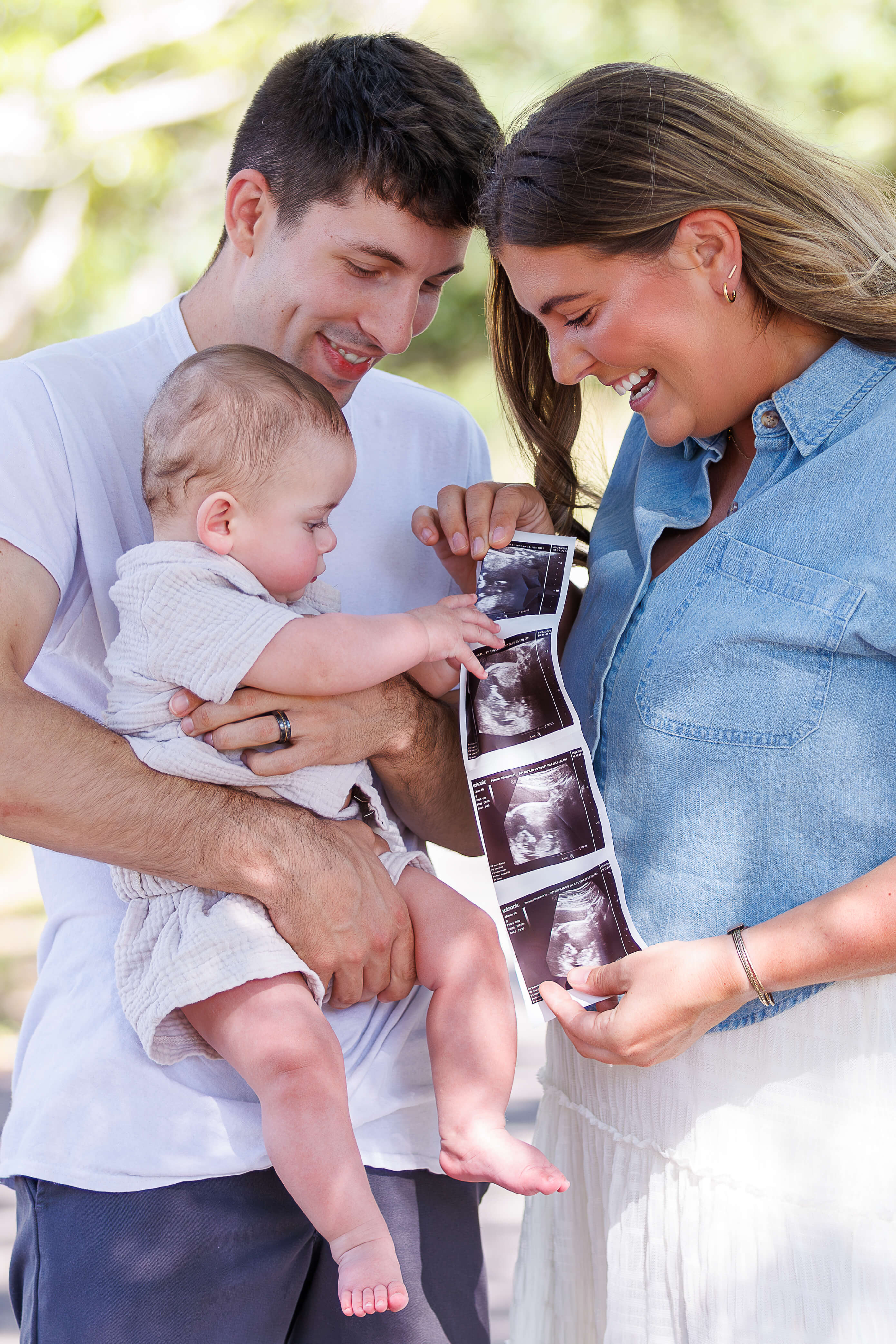Joyful family moment captured in natural light
