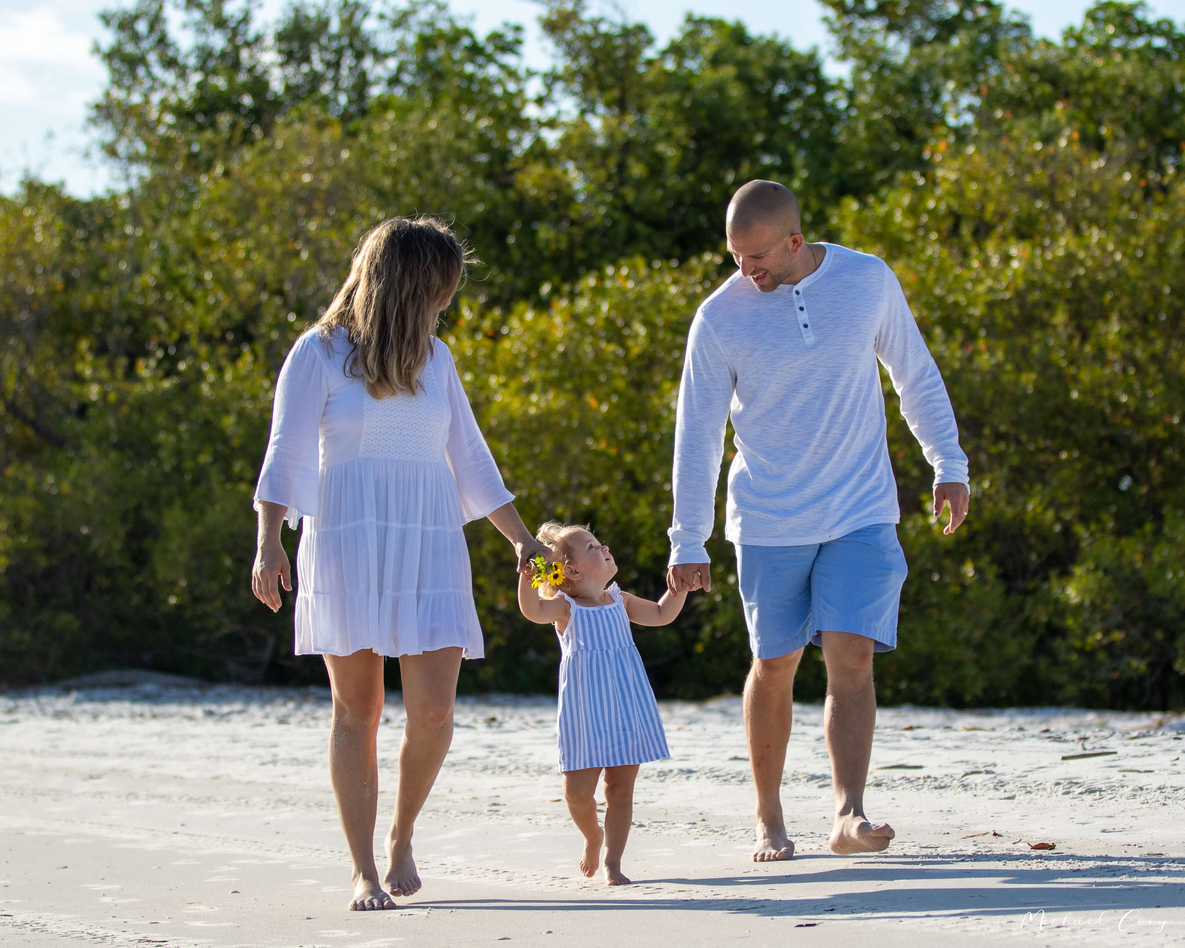 Editorial style lifestyle photograph of family