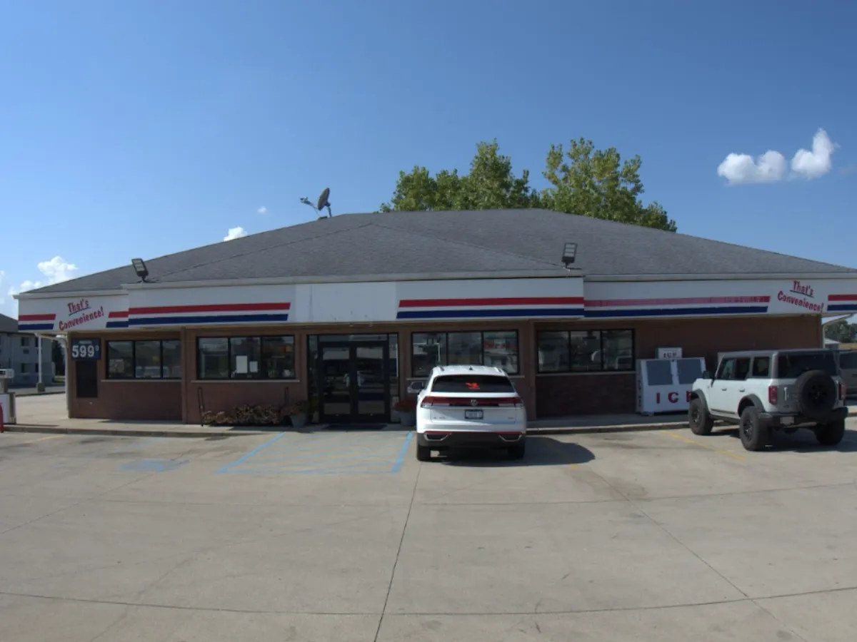 gas station