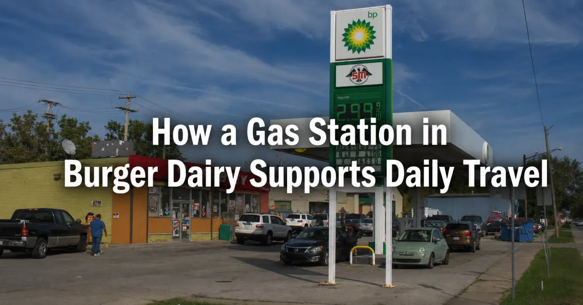gas station