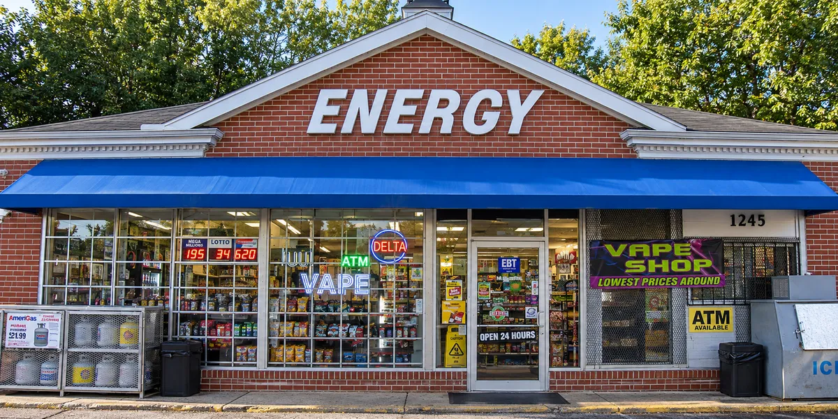 Gas, Smoke Shop, ATM