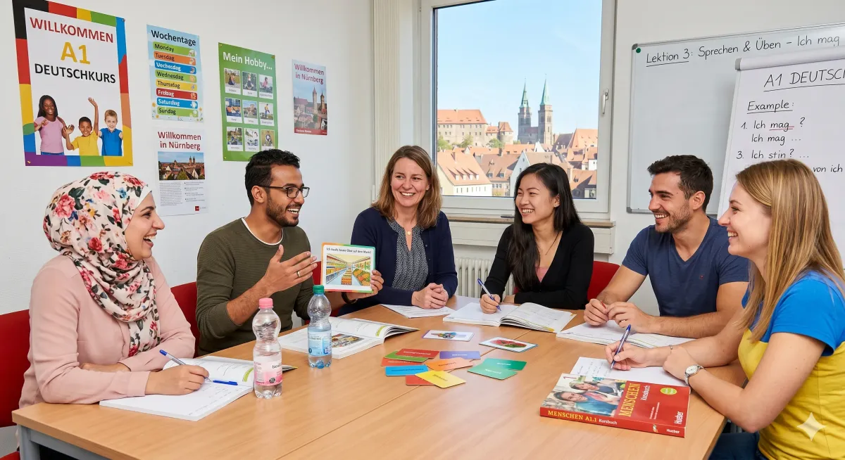 Deutschkurs A1 in Nürnberg: So gelingt der Start für Anfänger