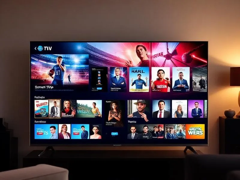 Televisor este en el menu de canales