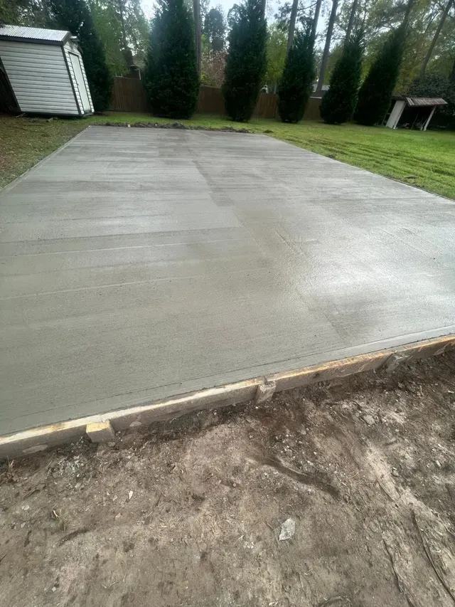 Aiken Concrete builds and installs Driveway.