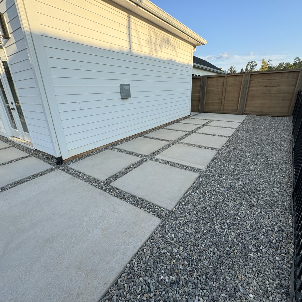 Aiken Concrete builds and installs pathway.