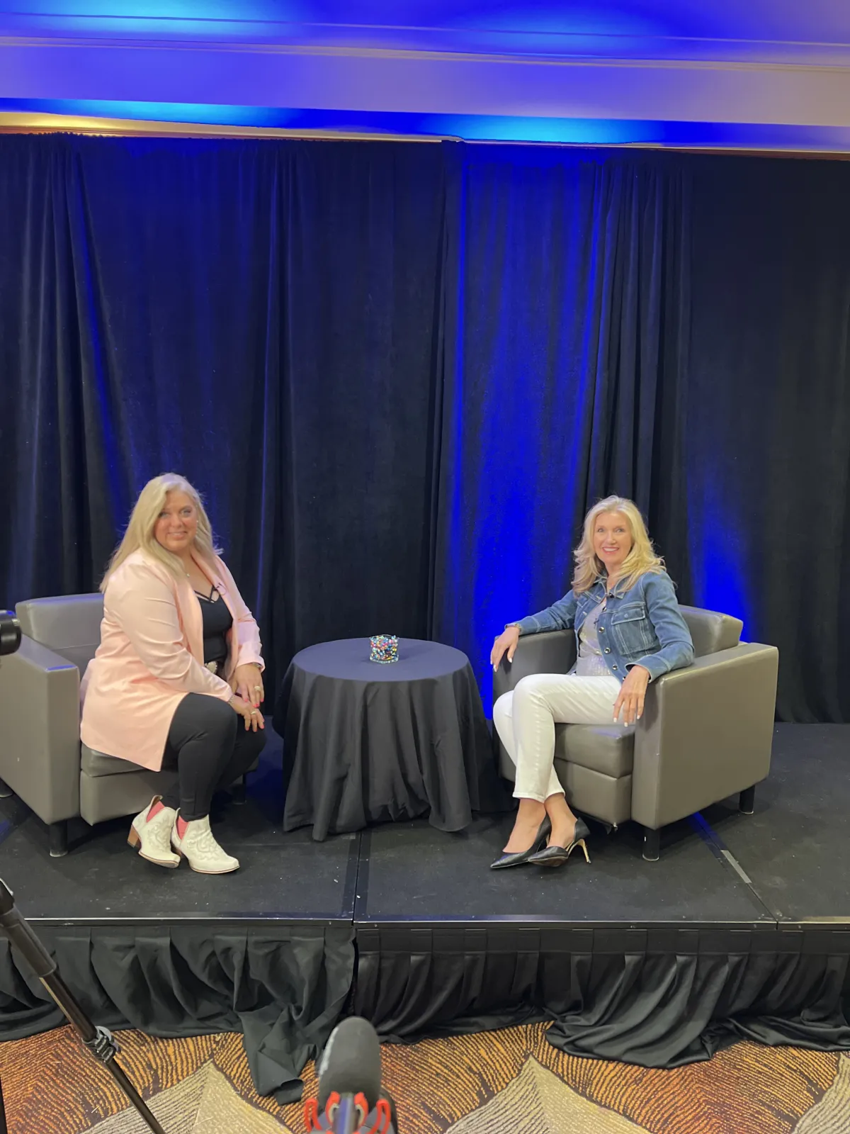 Julie Jones in a professional communication and leadership event setting.