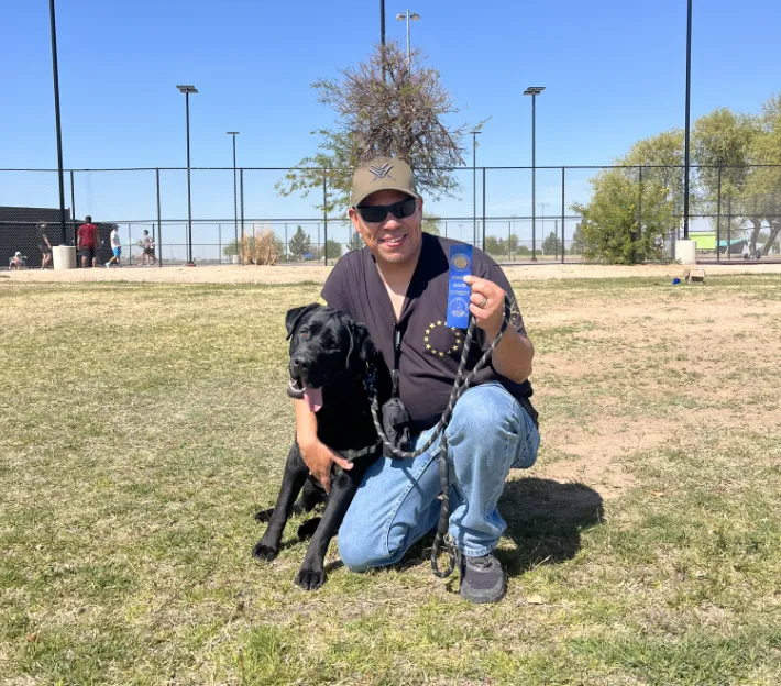 labrador graduating training class