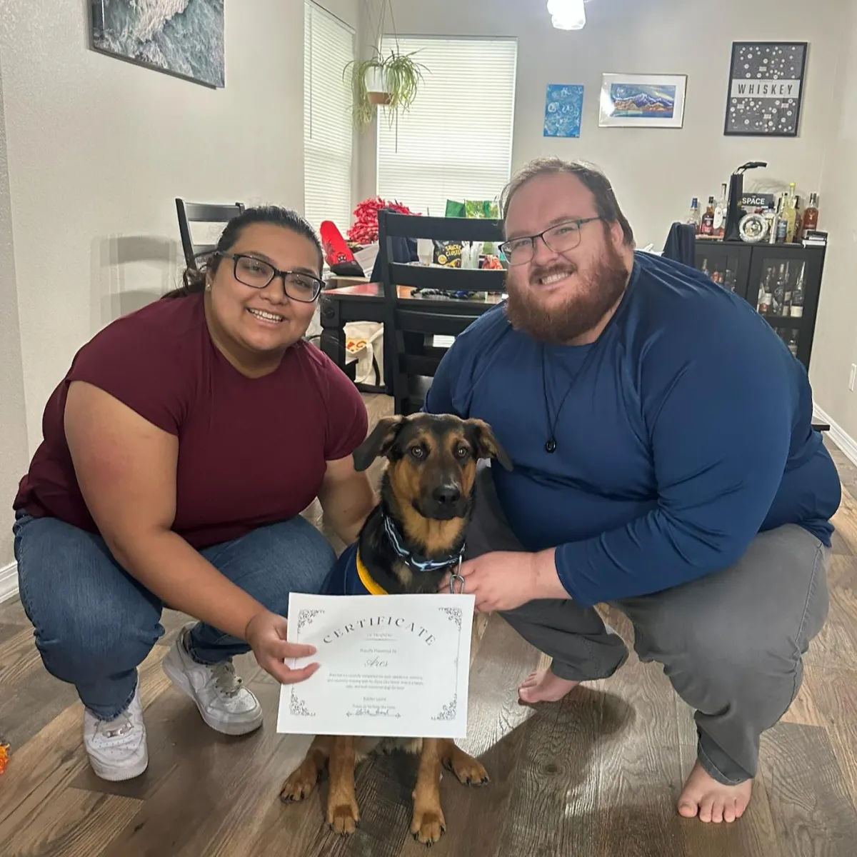 no paws like home dog training client