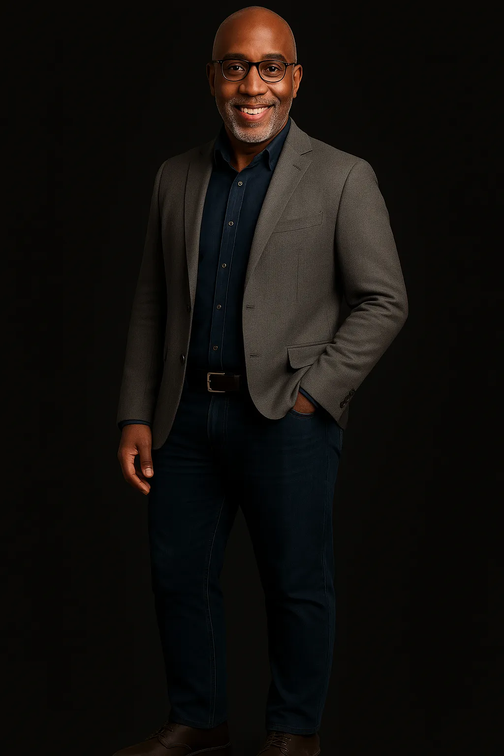 Founder portrait for hero section