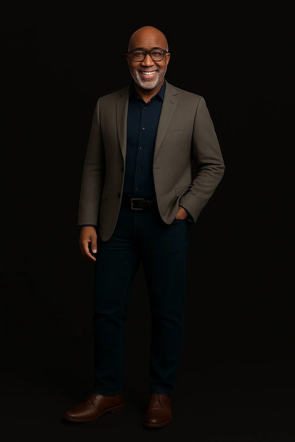 Founder portrait for hero section