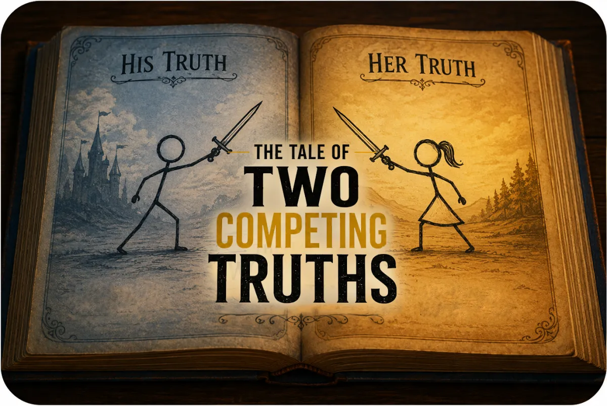 The "Tale Of Two Competing Truths"