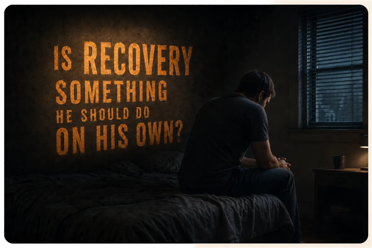 Is Recovery Something He Should Do On His Own?
