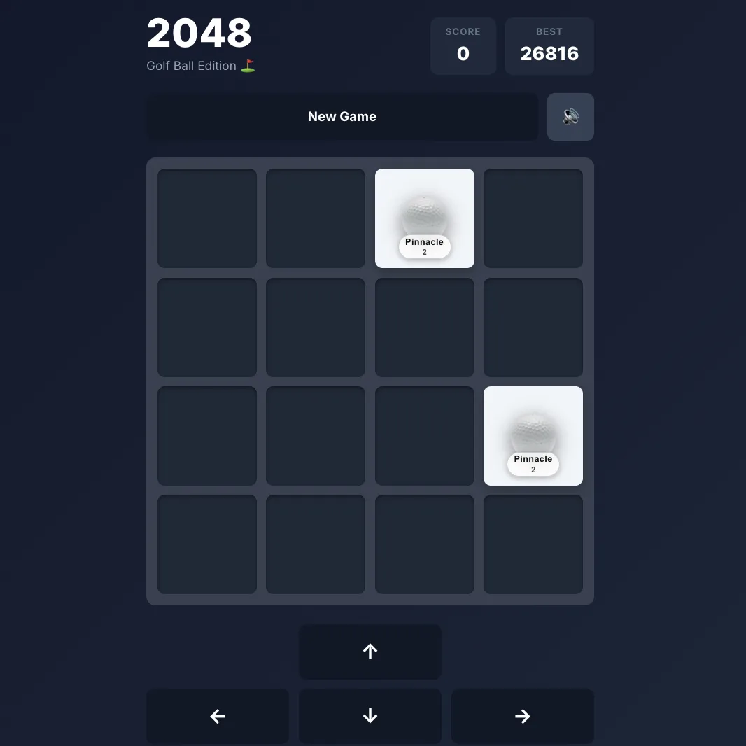2048, J. Tyler golf, golf game, game, computer games