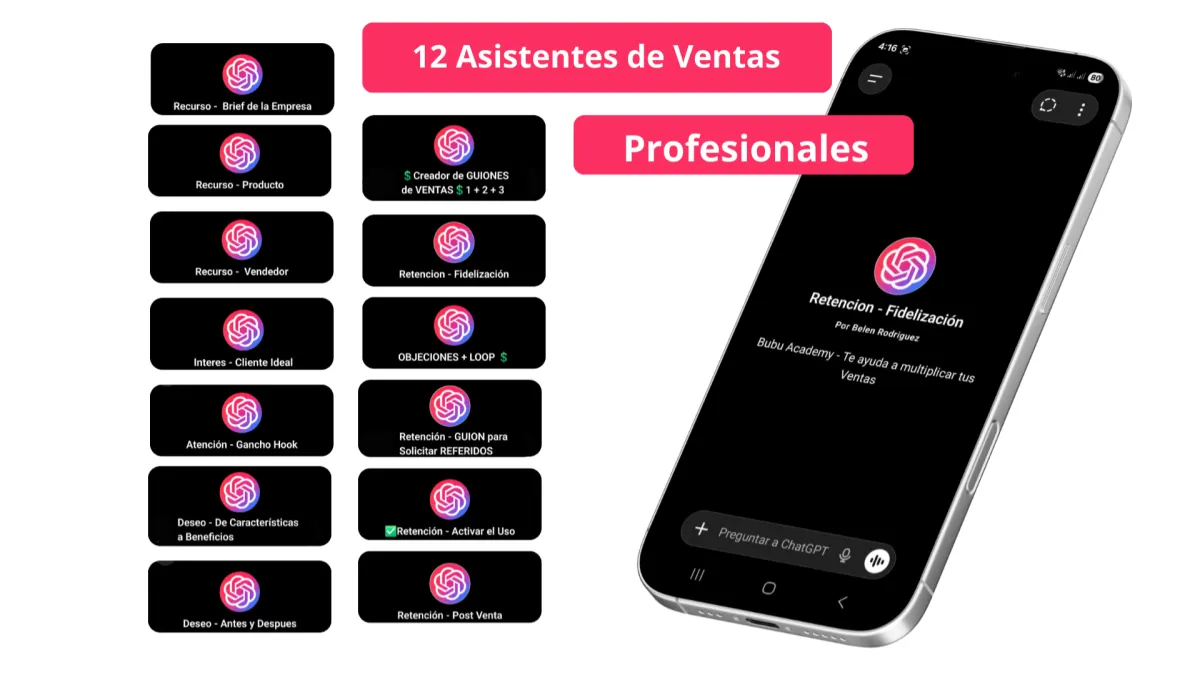 Curso de Ventas con Inteligencia artificial -Gpts Personalizados