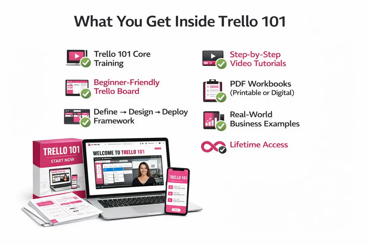 Trello workflow system for small business
