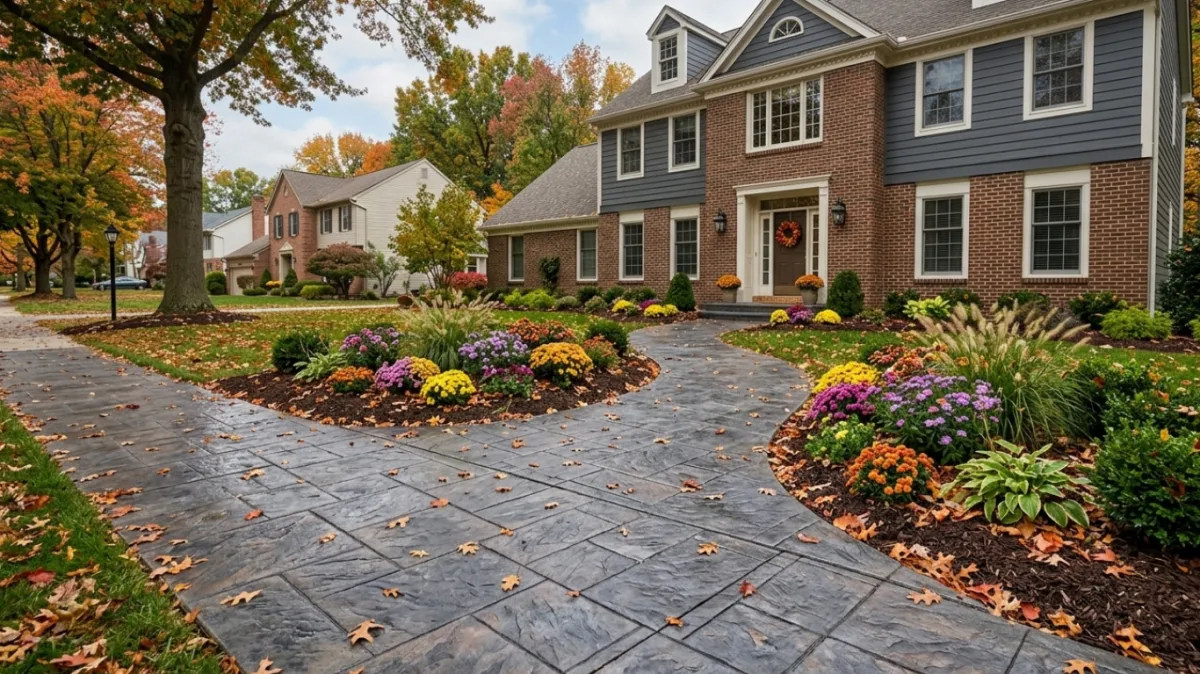 Resurfaced concrete patio in Sarasota, FL with smooth overlay and modern decorative finish.