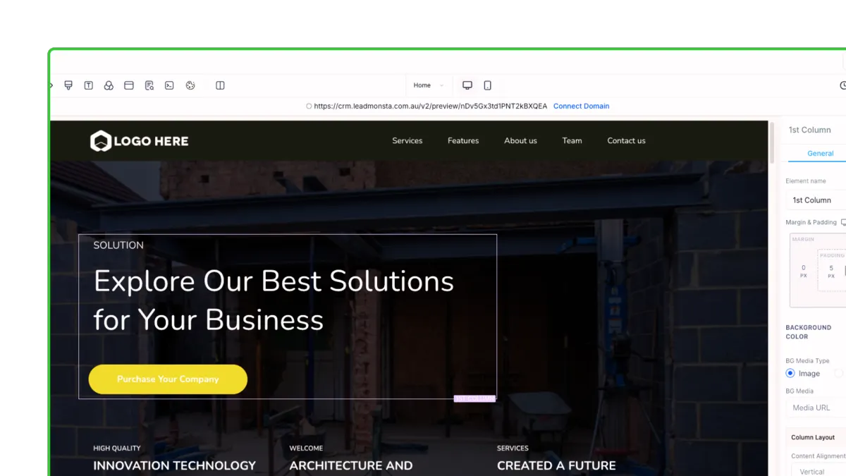 Lead Monsta Websites