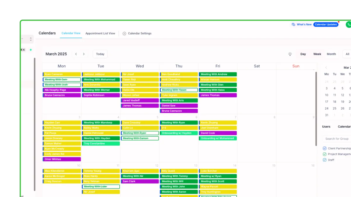 Lead Monsta Calendars