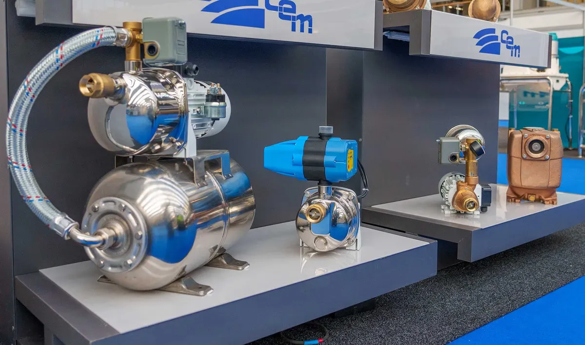 CEM pumps and pressure systems on display