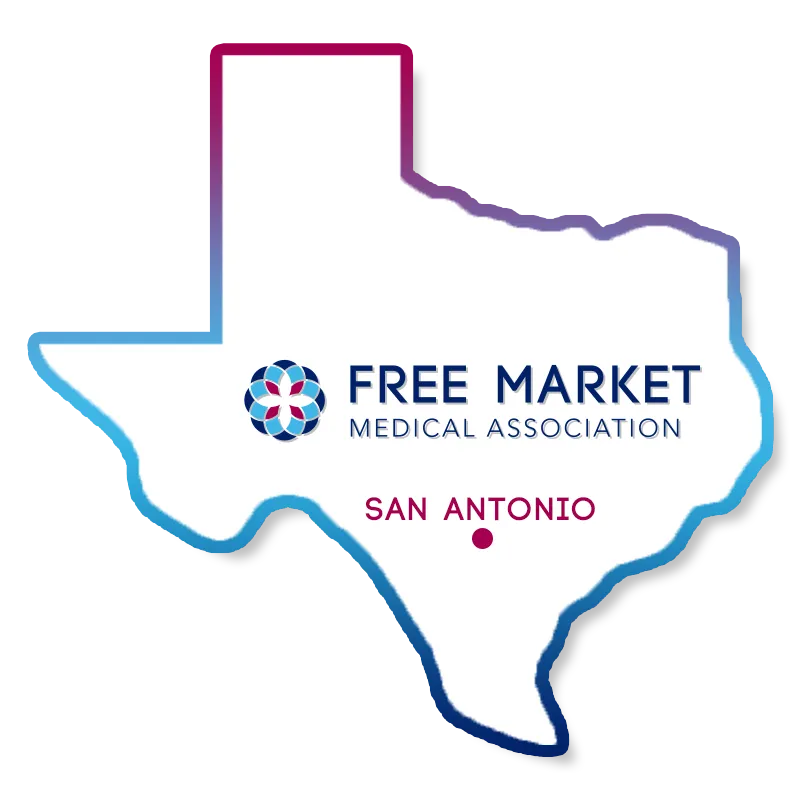 San Antonio Free Market Medical Association Logo